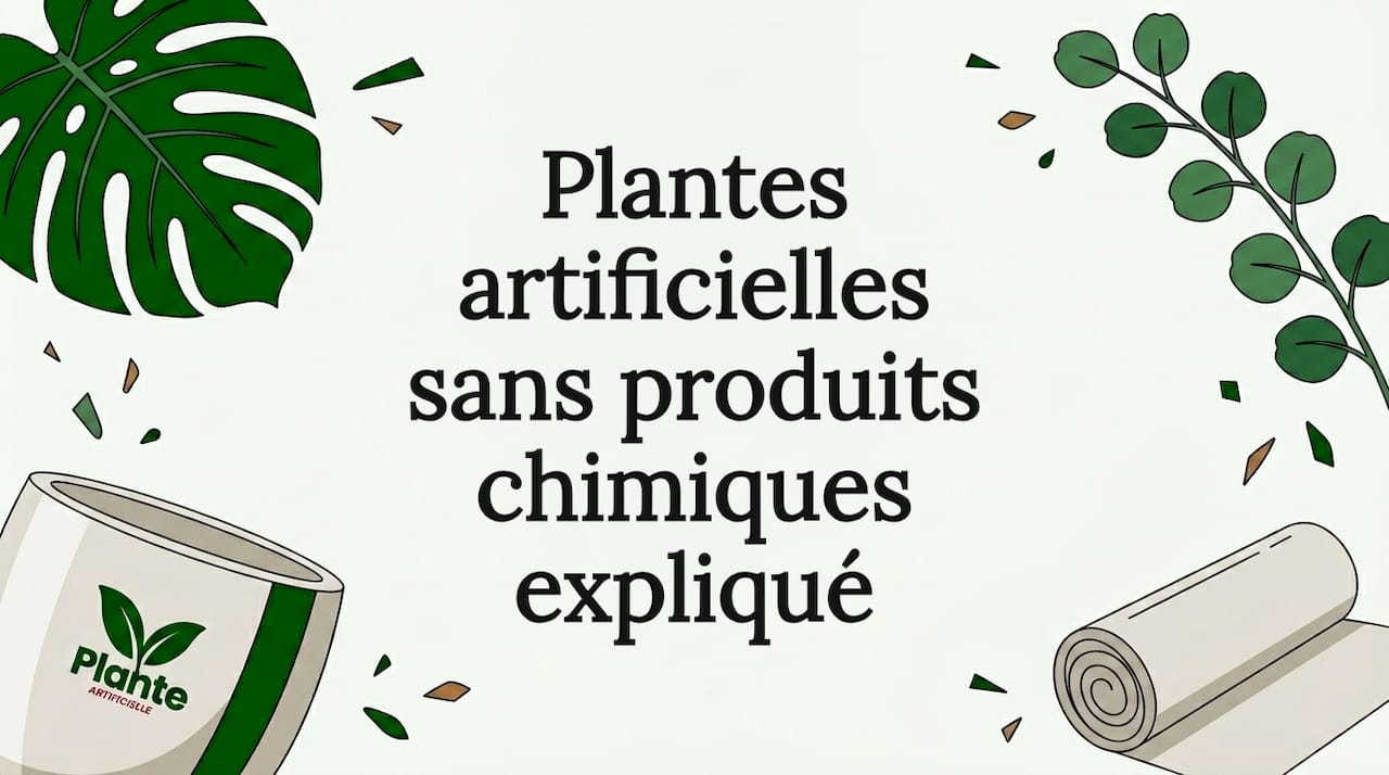 Carte élégante ornée de motifs botaniques contemporains