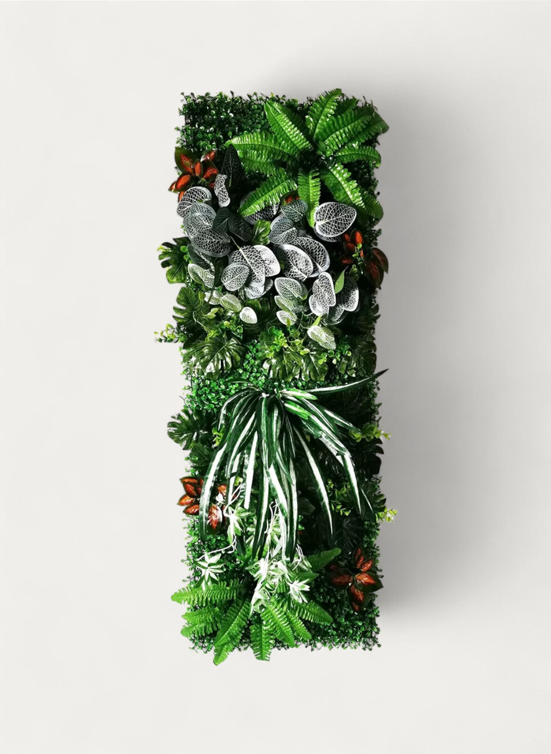 Faux Mur Végétal Artificiel avec Fleurs