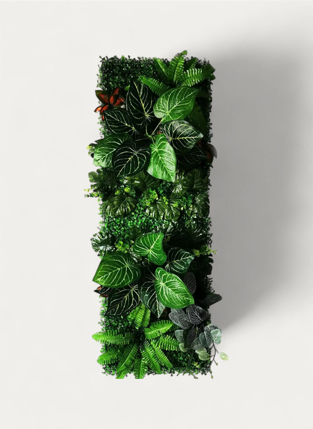 Faux Mur Végétal Artificiel avec Fleurs