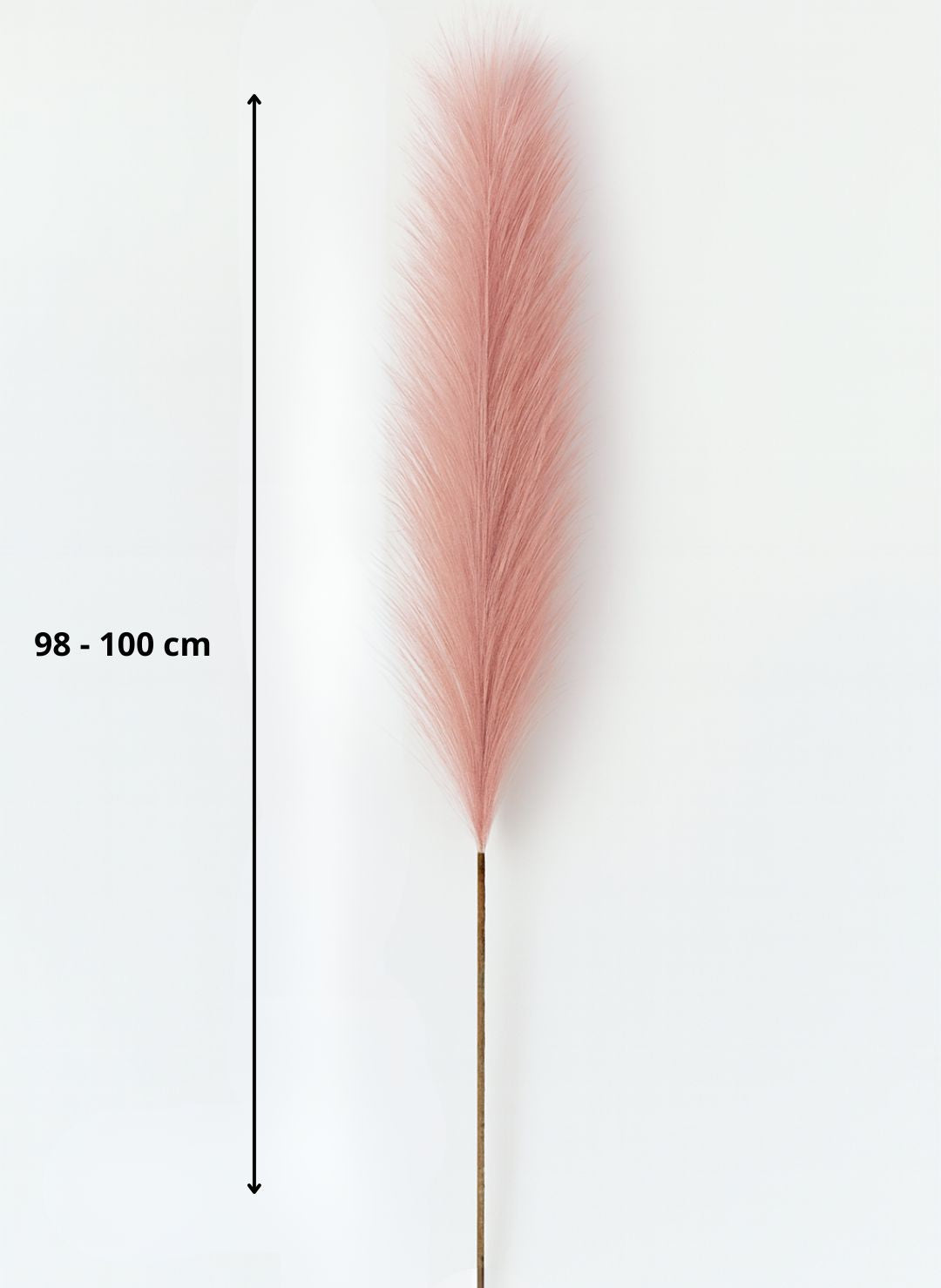 Grande Pampa Artificielle Rose 100cm
