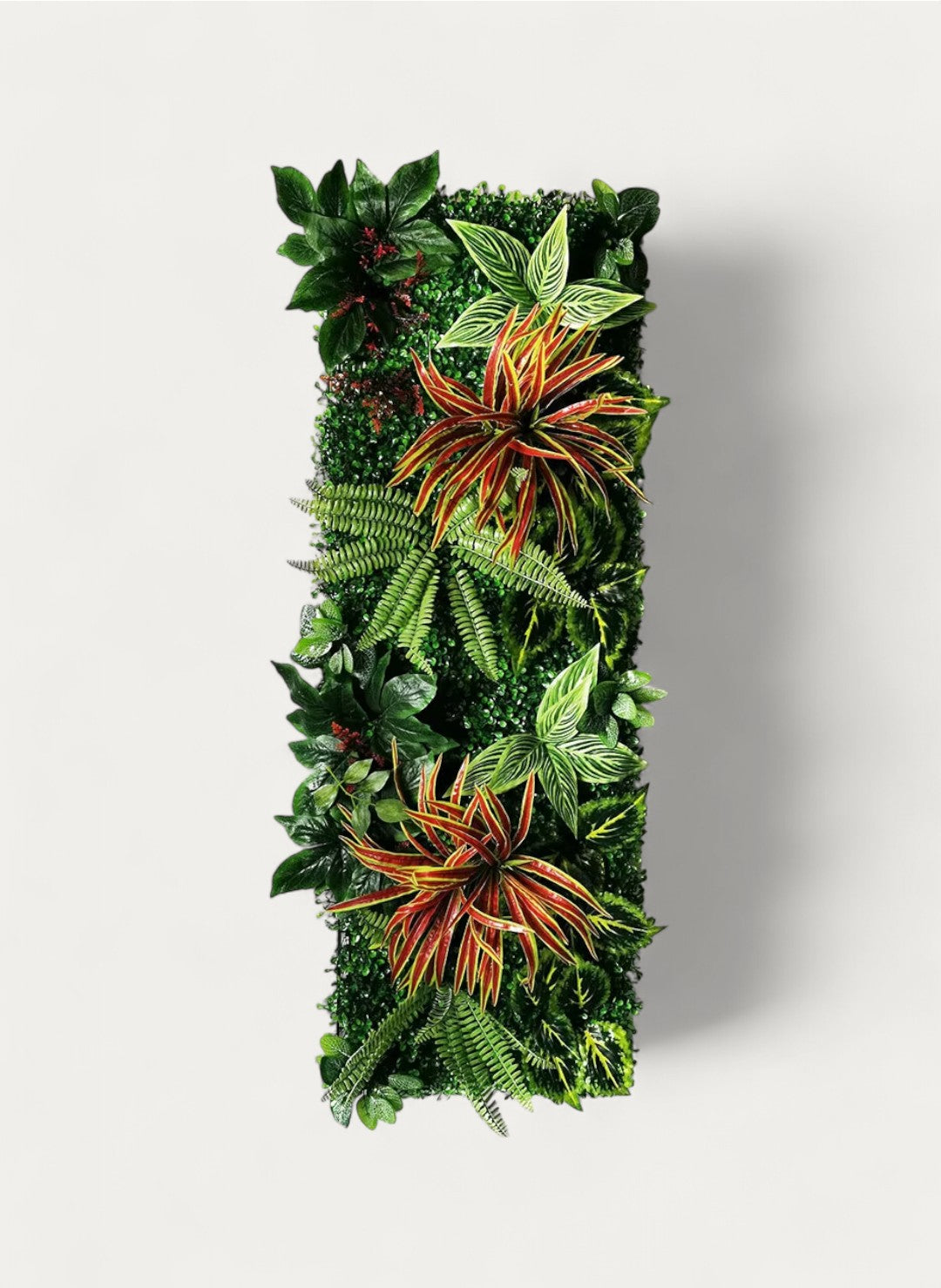 Faux Mur Végétal Artificiel avec Fleurs