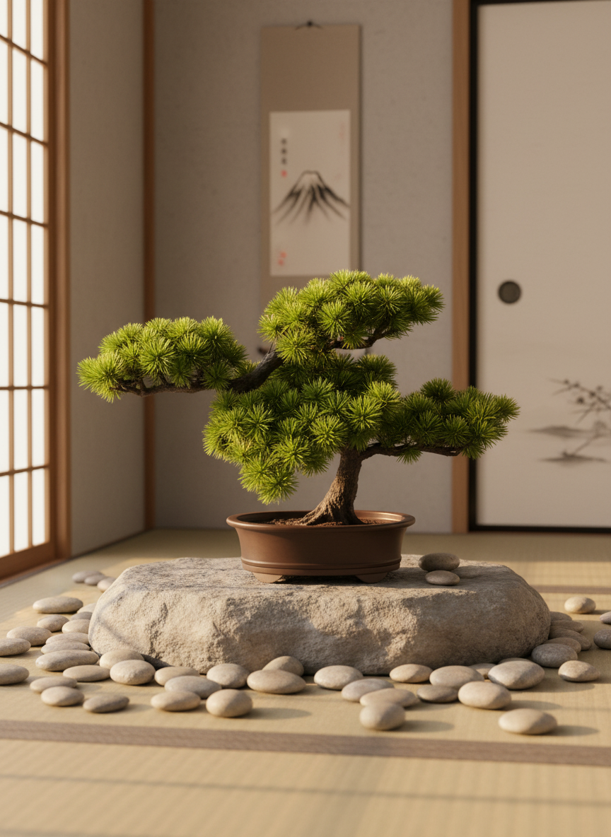 Bonsaï Artificiel Épicéa 26cm