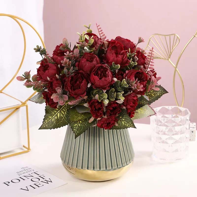 Bouquet de Fleurs Artificielles pour Cimetière