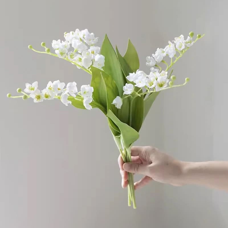 Bouquet de Muguet en Tissu
