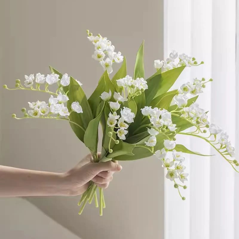 Bouquet de Muguet en Tissu