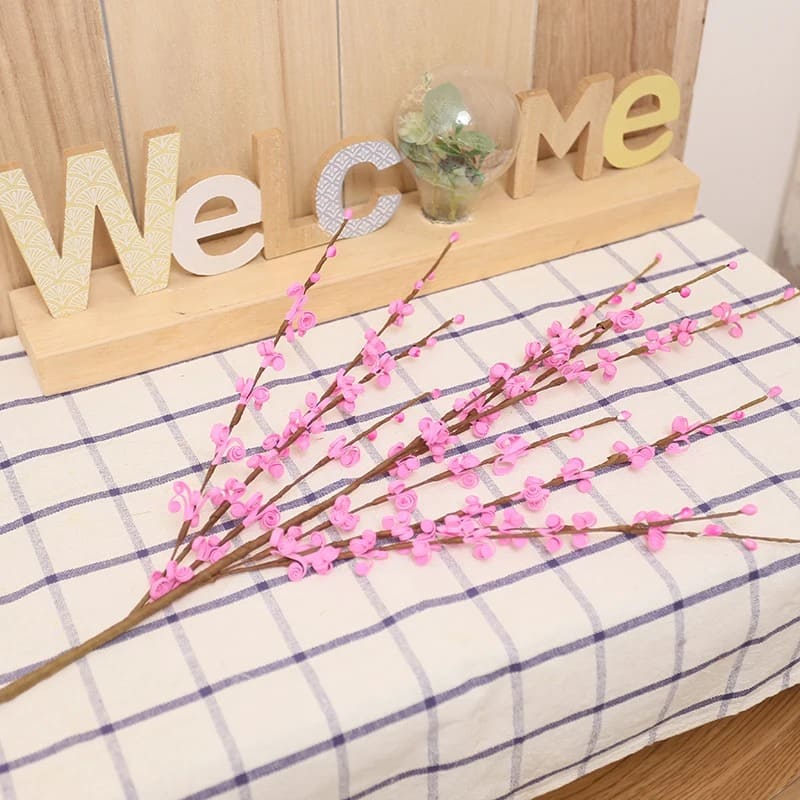 Branche de Fleurs en Plastique décorative