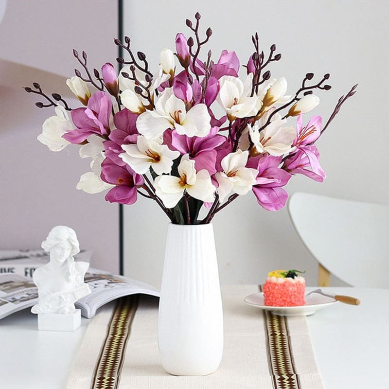 Branche Artificielle de Magnolia Blanc