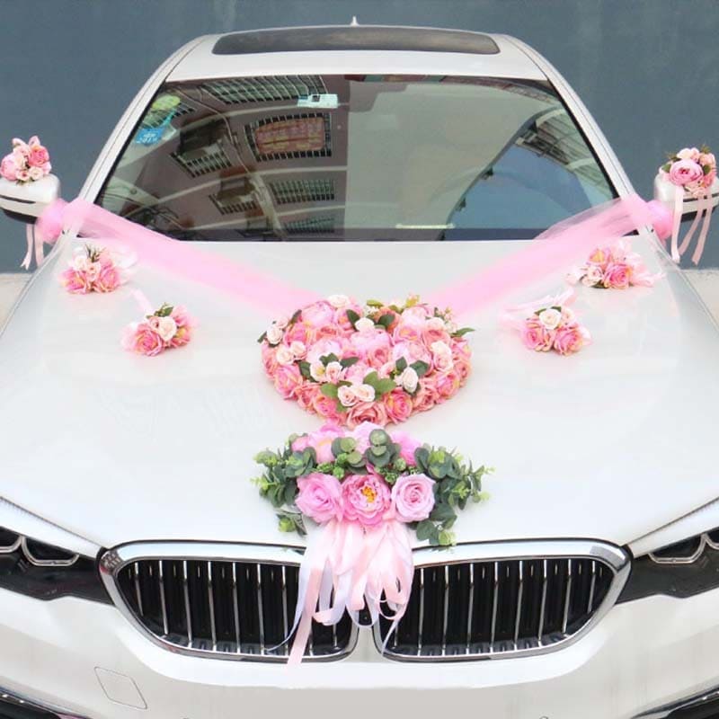 Capot Fleur Voiture Mariage