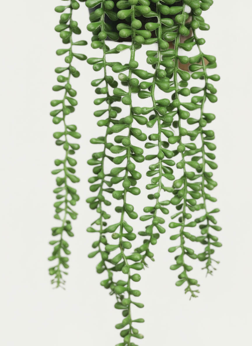 Collier de perles Succulente Artificielle Tombante 70cm