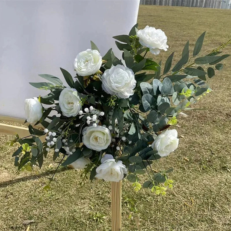 Composition Florale Artificielle de Luxe - Idéal pour la Décoration Intérieure