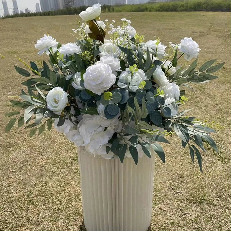 Composition Florale Artificielle de Luxe - Idéal pour la Décoration Intérieure