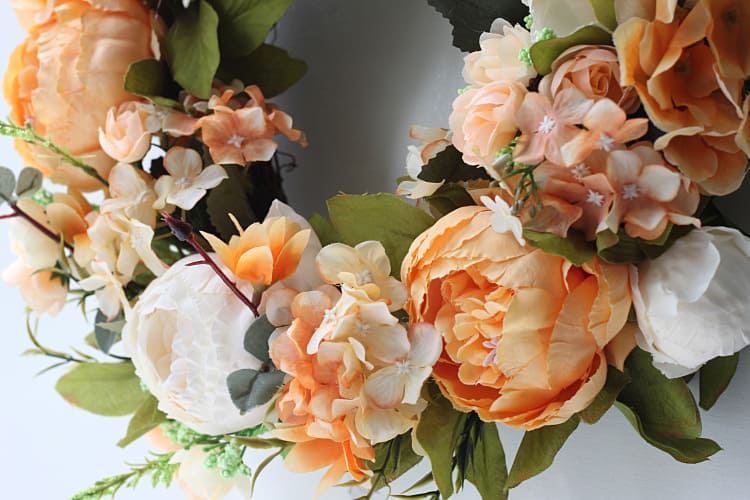 Couronne de Pivoines Naturelles - Accessoire Floral Authentique