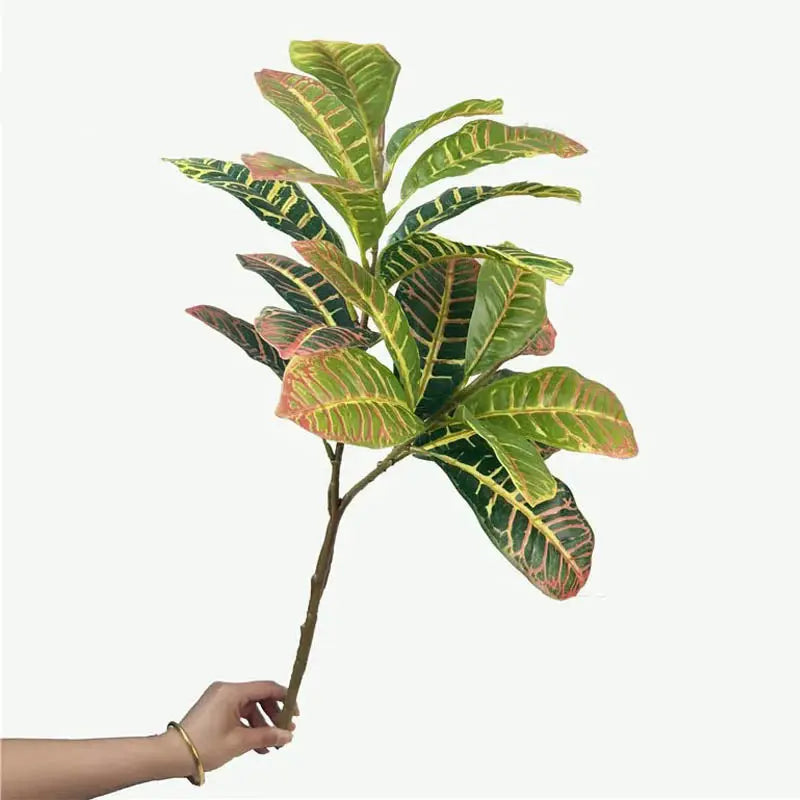 Croton Artificiel - Décoration Intérieure aux Couleurs Vives