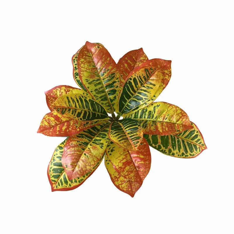 Croton Artificiel - Décoration Intérieure aux Couleurs Vives