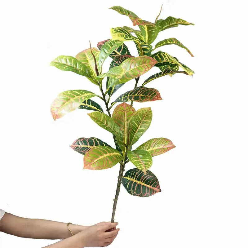 Croton Artificiel - Décoration Intérieure aux Couleurs Vives