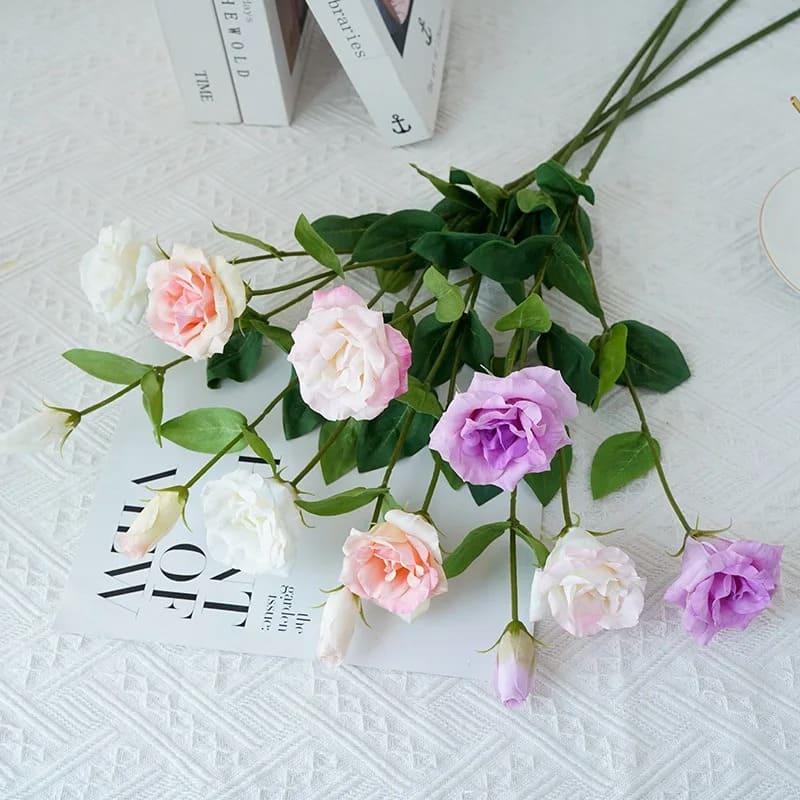 Eustoma Lisianthus: Bouquet de Fleurs Fraîches