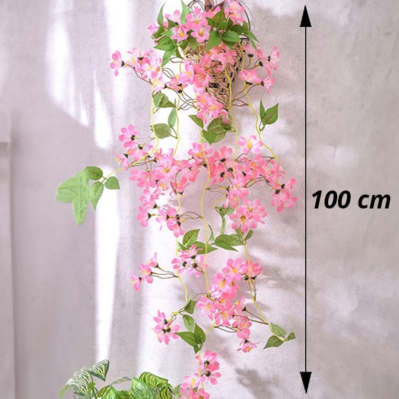 Fleurs de jasmin artificielles suspendues