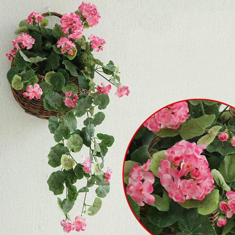 Géranium Artificiel Rouge