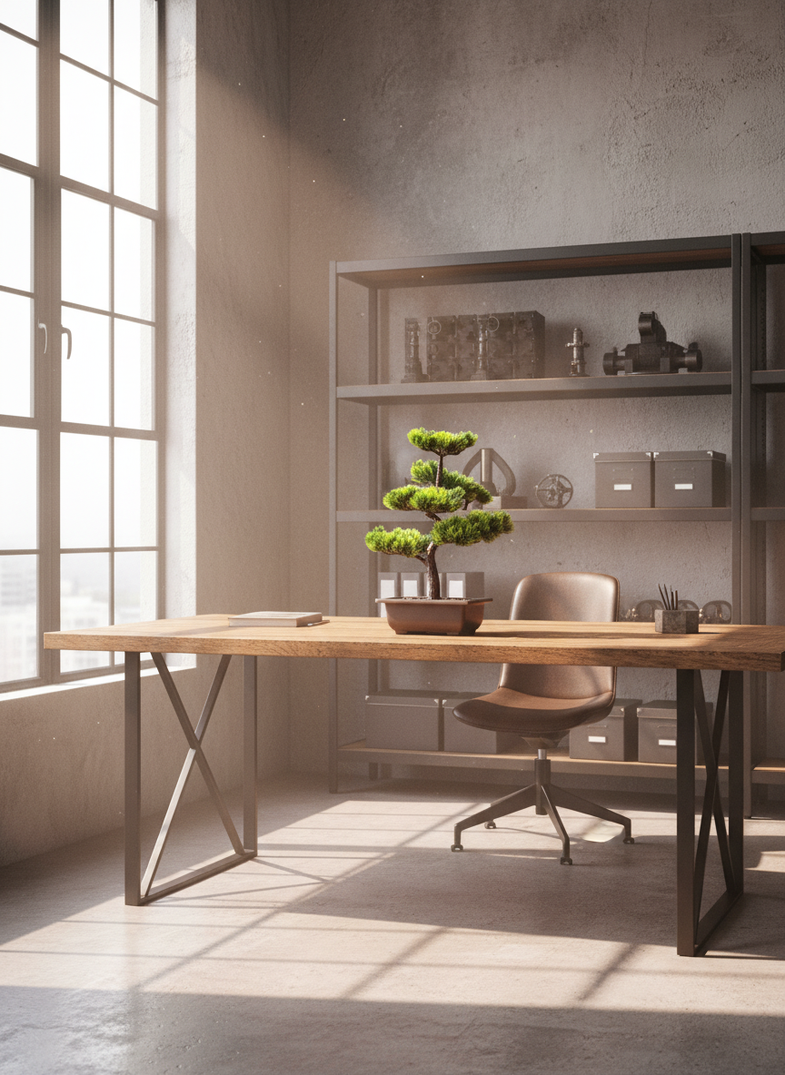 Grand Bonsaï Artificiel Coupe droite 40cm