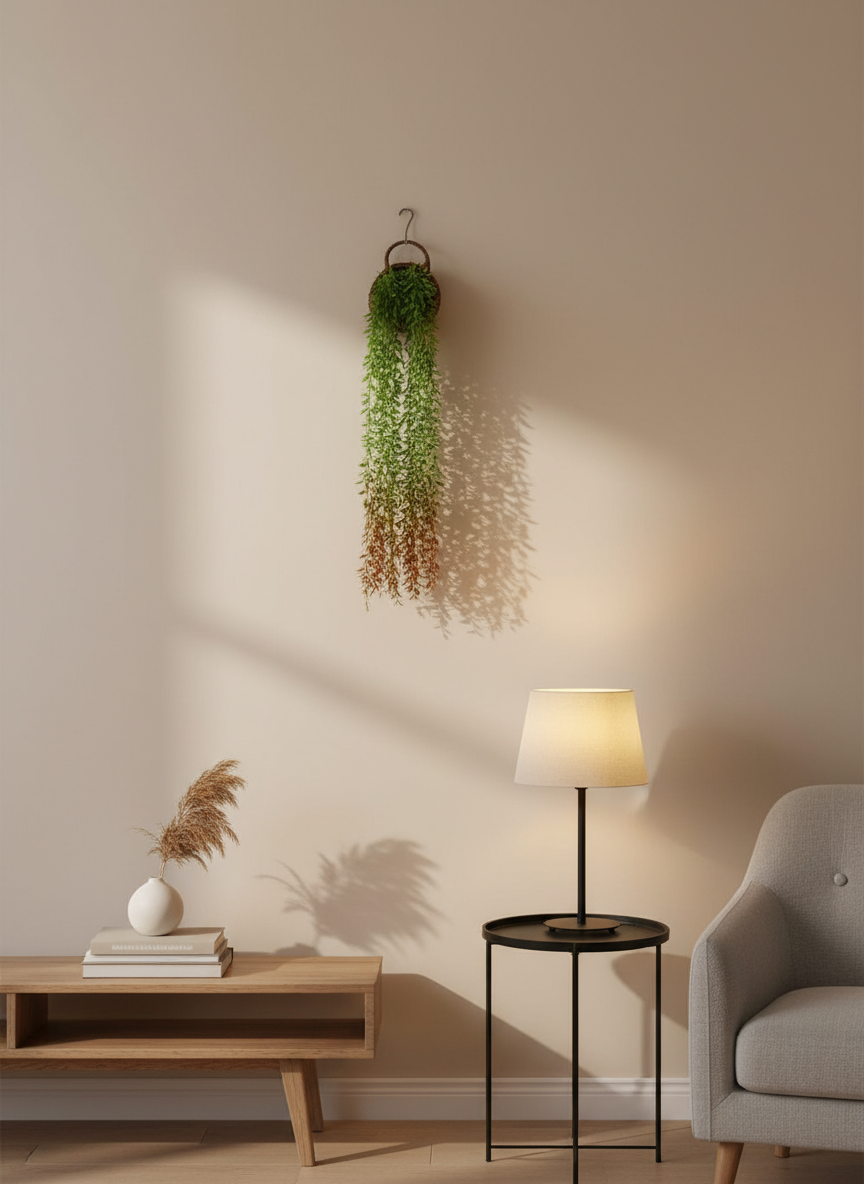 Grande Plante Artificielle Tombante Style Cascade