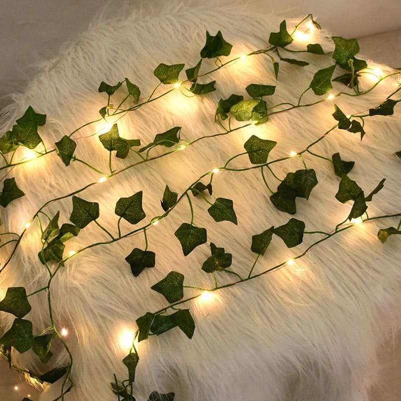 Guirlande Lumineuse en Lierre Naturel
