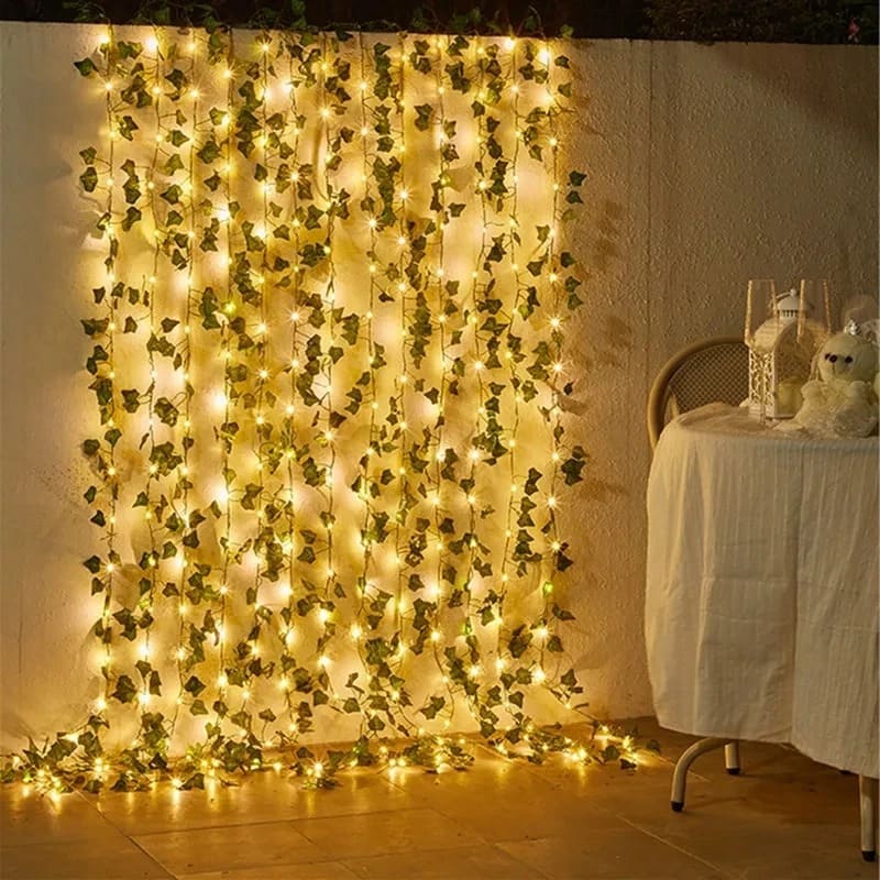 Guirlande Lumineuse en Lierre Naturel