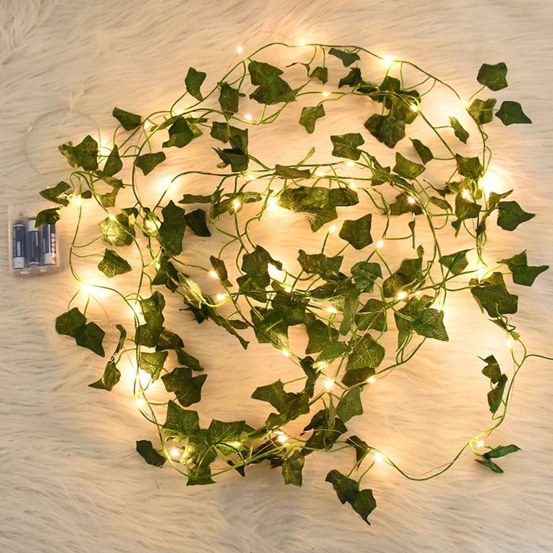 Guirlande Lumineuse en Lierre Naturel