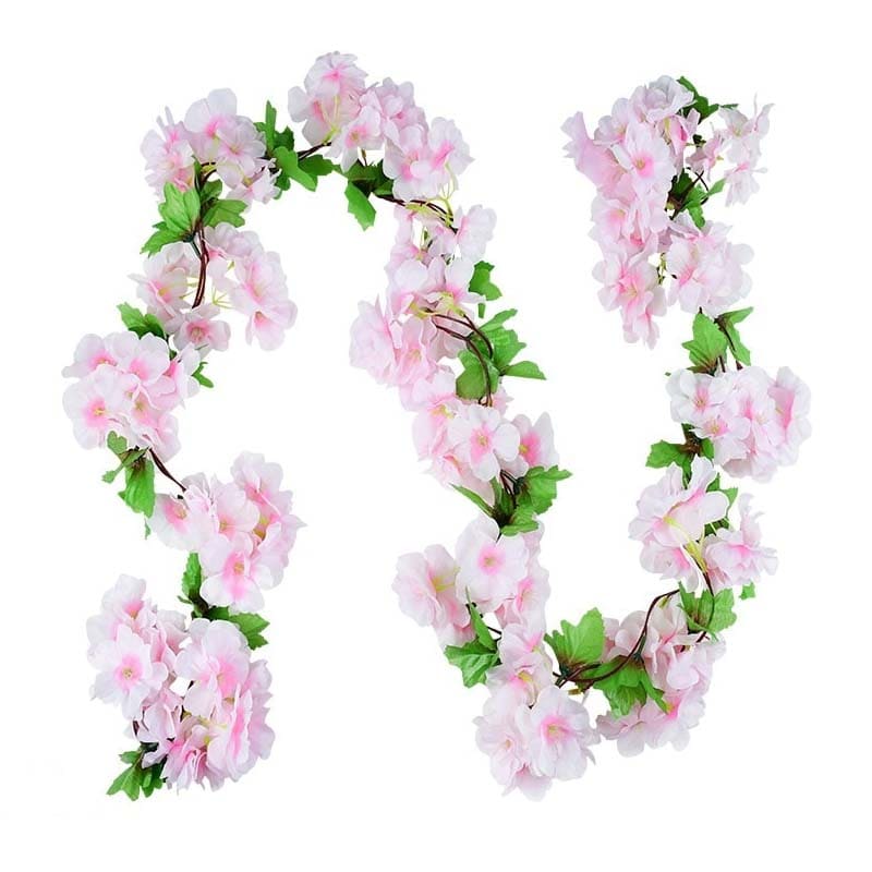 Guirlande de Fausses Fleurs Décoratives en 50cm - Idéal pour les Fêtes