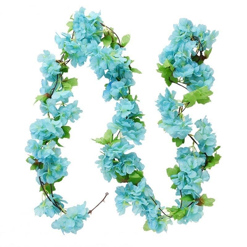 Guirlande de Fausses Fleurs Décoratives en 50cm - Idéal pour les Fêtes