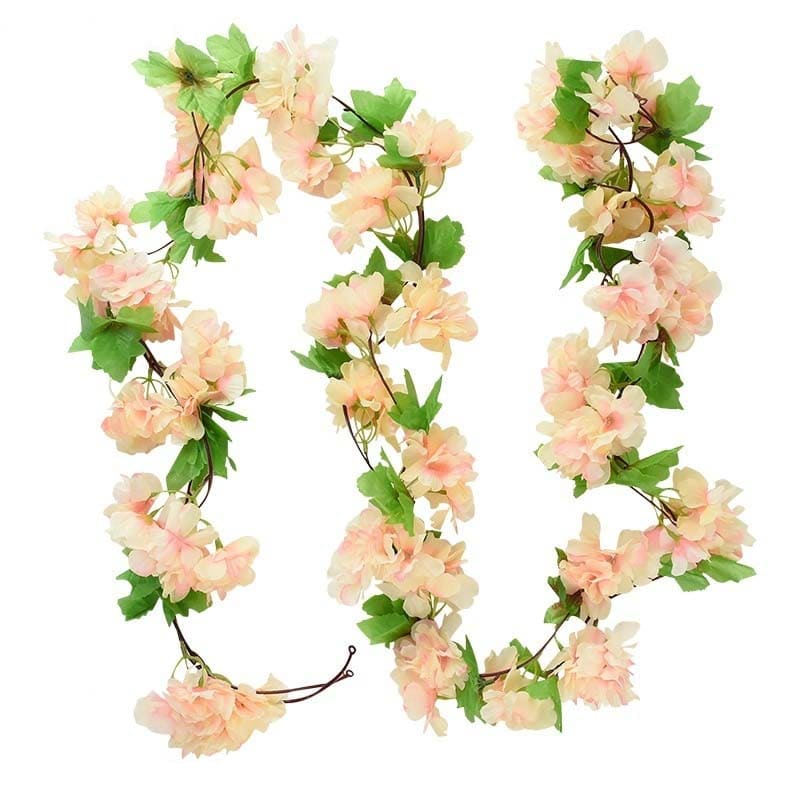 Guirlande de Fausses Fleurs Décoratives en 50cm - Idéal pour les Fêtes