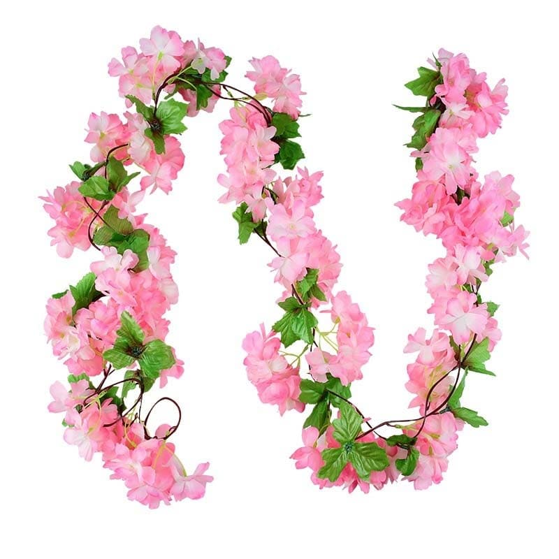 Guirlande de Fausses Fleurs Décoratives en 50cm - Idéal pour les Fêtes