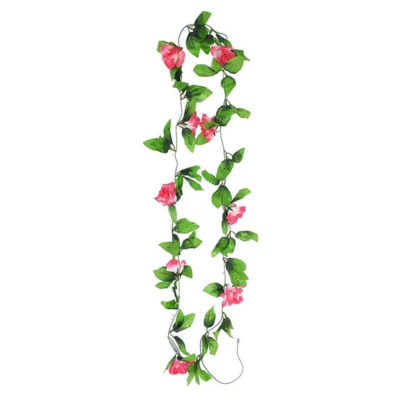 Guirlande de Fleurs en Soie - Décoration Florale Murale