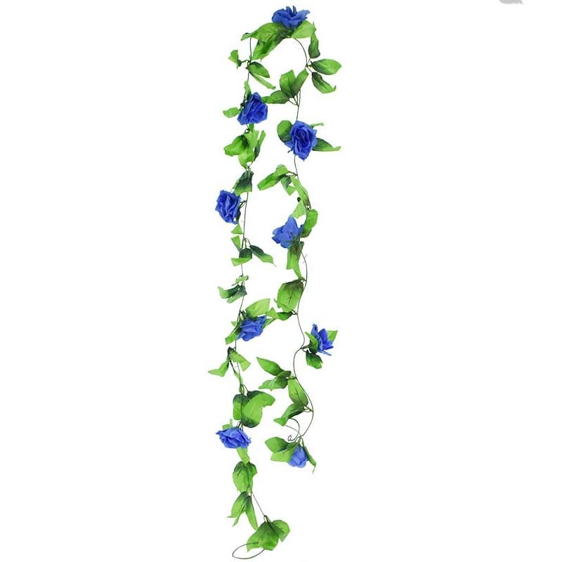 Guirlande de Fleurs en Soie - Décoration Florale Murale