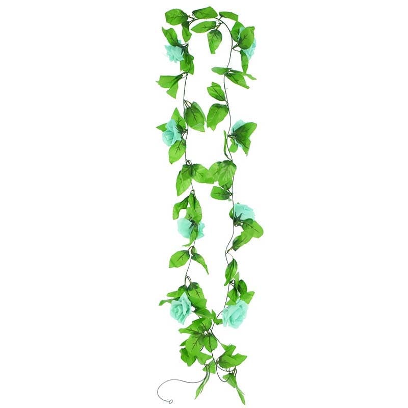 Guirlande de Fleurs en Soie - Décoration Florale Murale