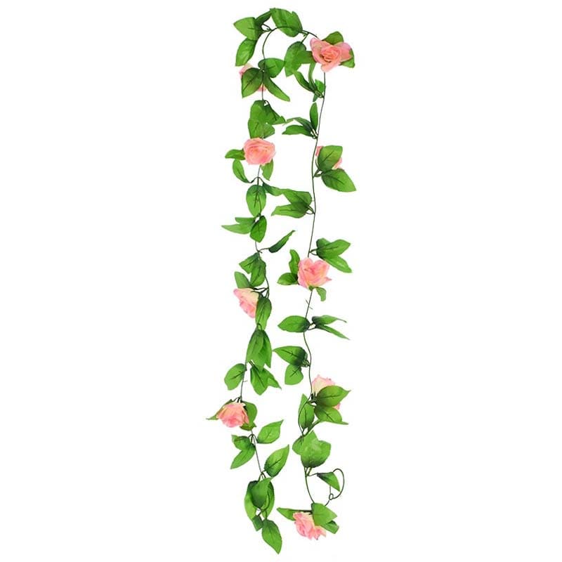Guirlande de Fleurs en Soie - Décoration Florale Murale