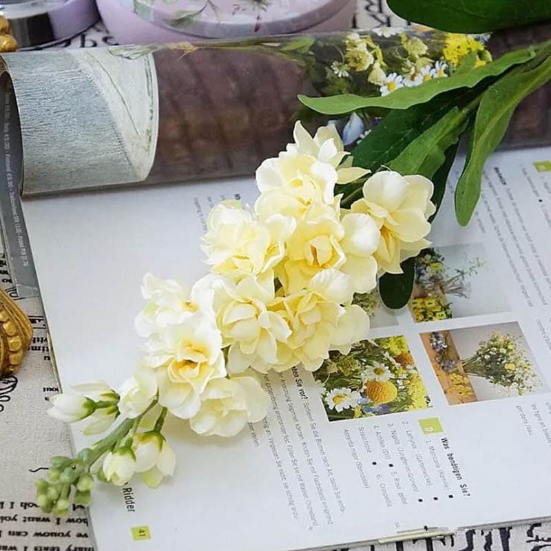 Jacinthe Artificielle Blanc Pur