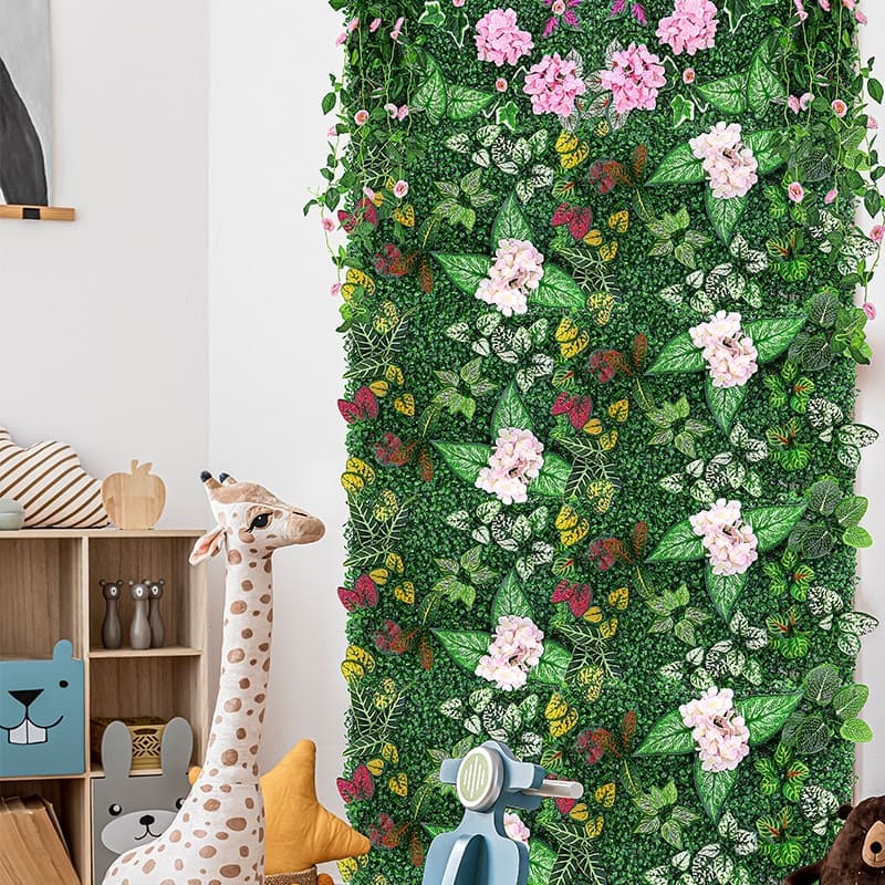 Mur Végétal Synthétique Vert 1m²