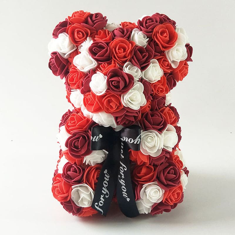 Nounours Saint-Valentin Peluche Cœur Rouge