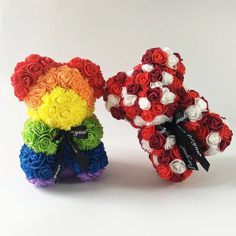 Nounours Saint-Valentin Peluche Cœur Rouge