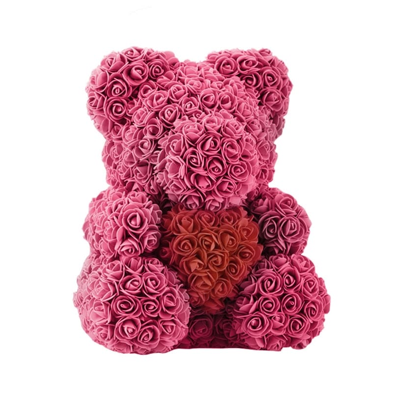 Peluche Ourson Rose 30 cm