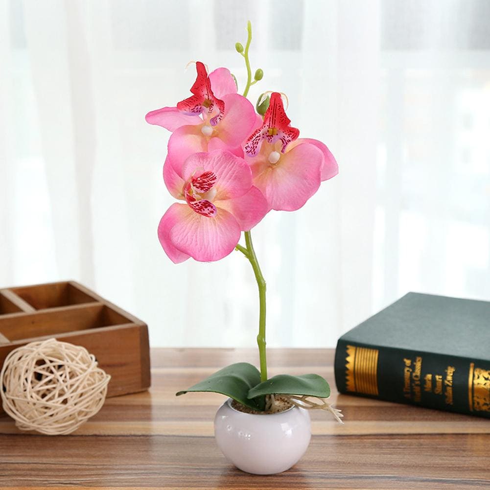 Orchidée Artificielle en Pot
