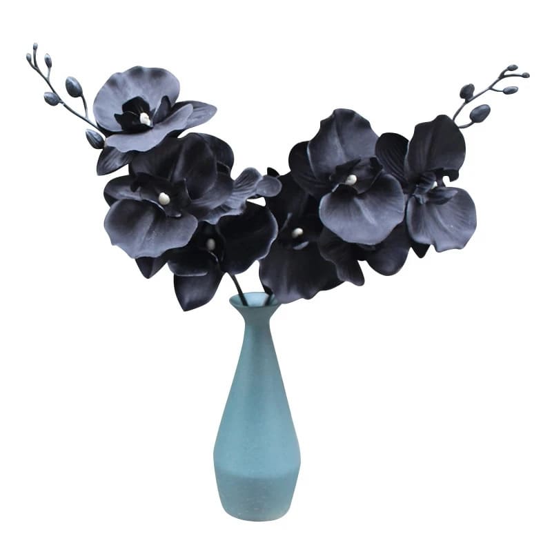 Orchidée Noire Artificielle de Luxe