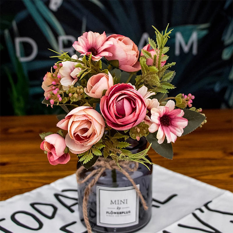 Bouquet de Fleurs Artificielles Miniature
