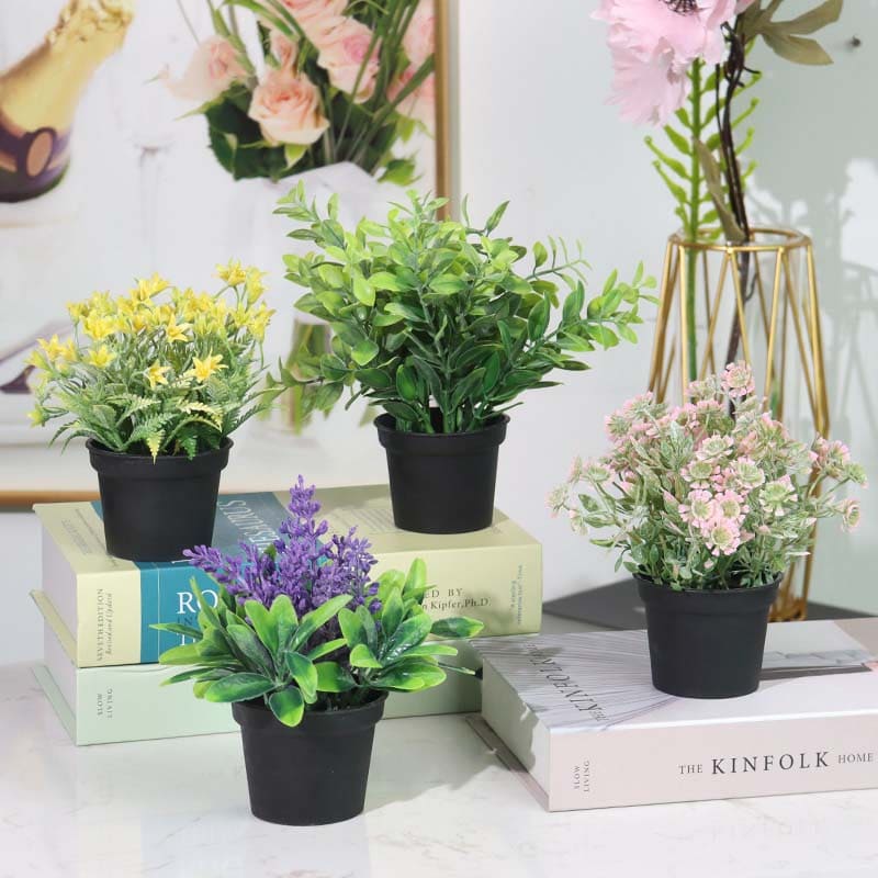 Fleurs Artificielles en Pot