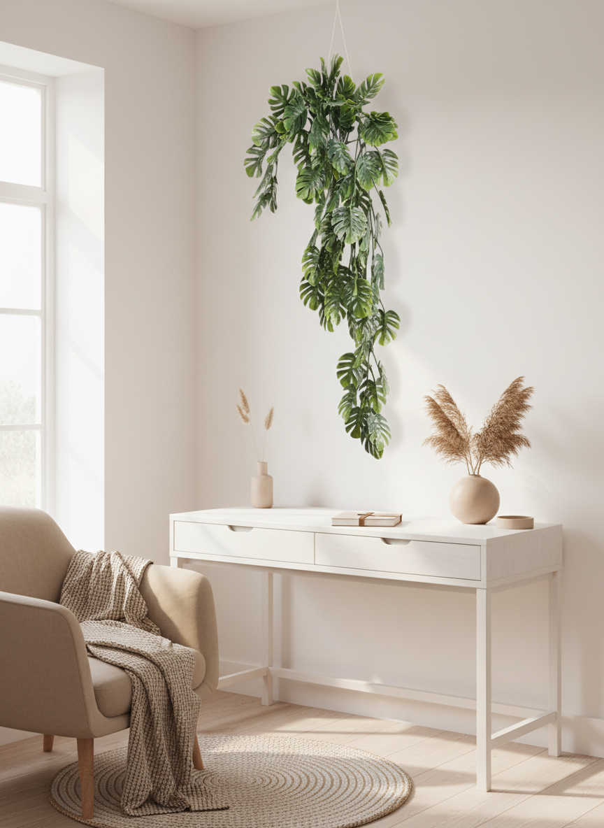 Plante Verte Artificielle Tombant d'intérieur