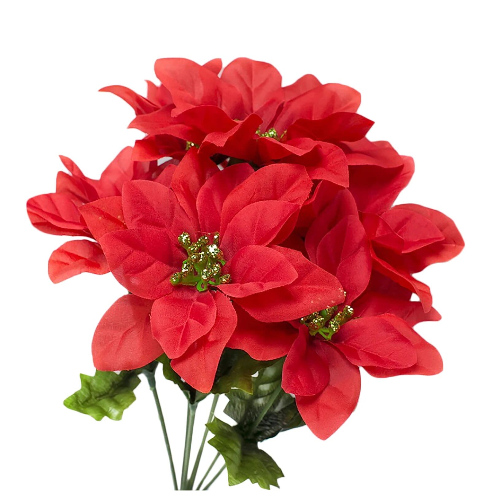 Poinsettia Artificiel Rouge