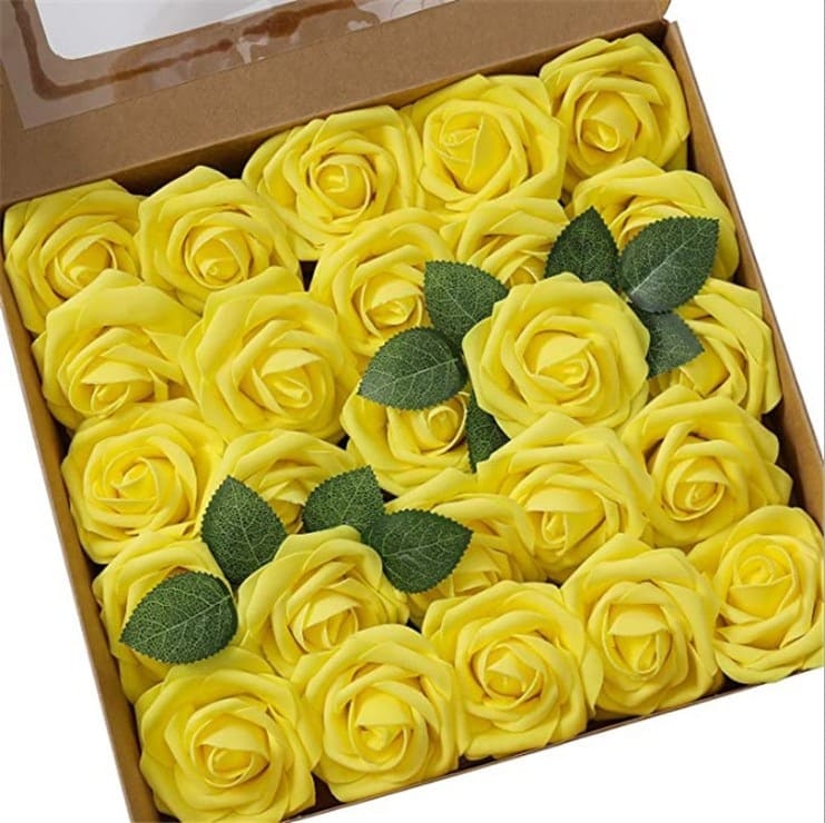 Roses en Mousse Artificielle