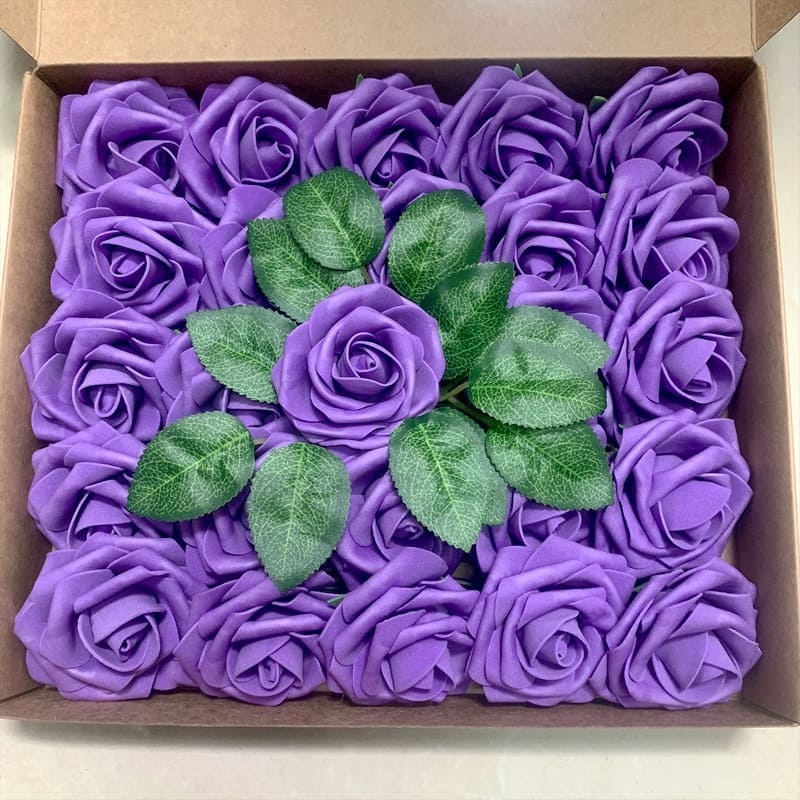 Roses en Mousse Artificielle