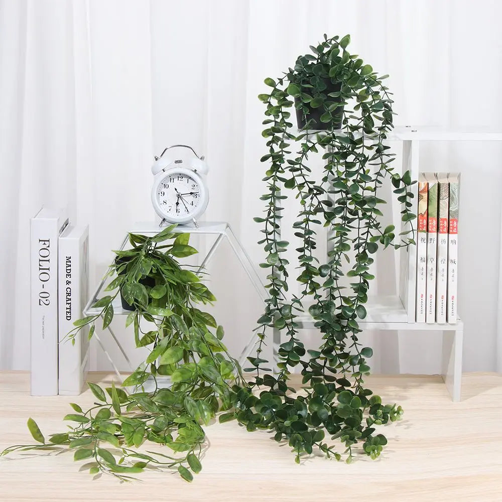 Grand Lierre Artificiel Tombant avec pot 90cm