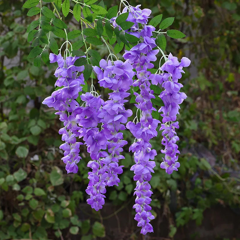 Branche de Glycines Artificielle Décorative Tombante 96cm